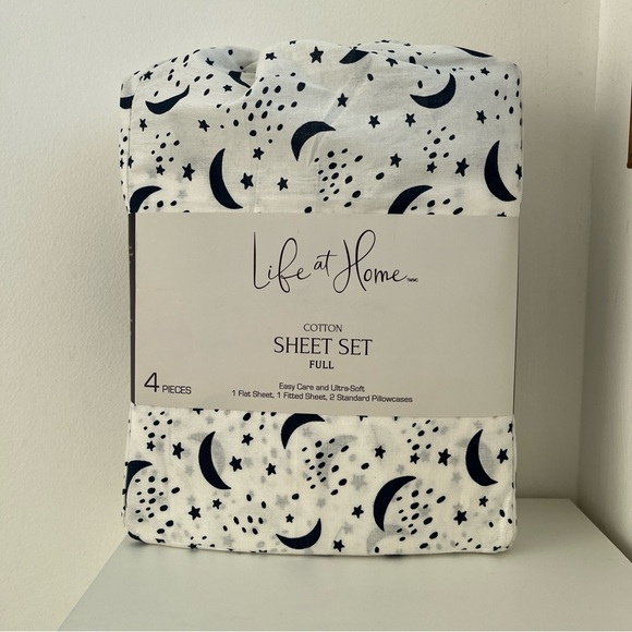 Brand New 100% 4 Pieces Cotton Full Size Sheet Set - Picture 1 of 2